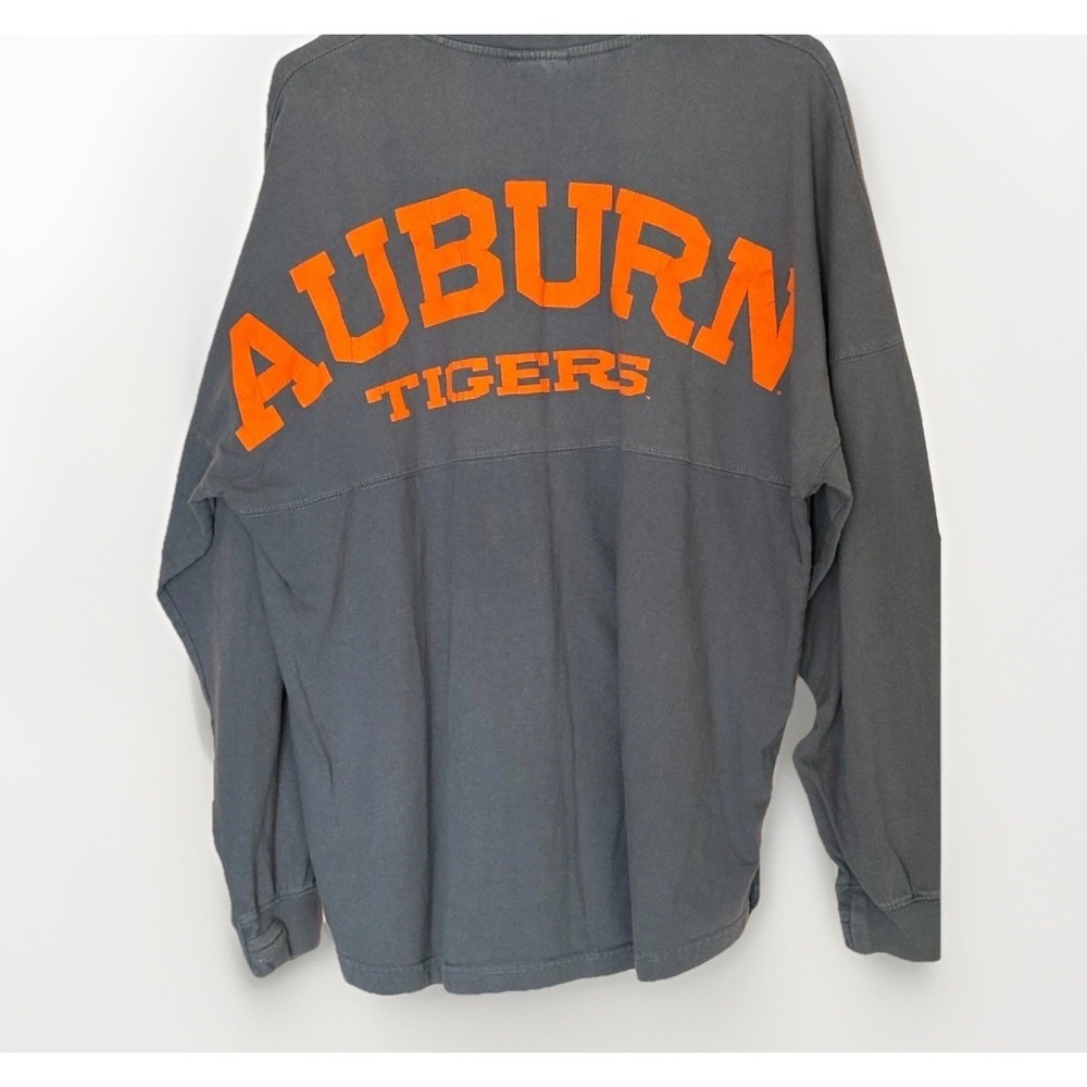 Auburn Tigers Long Sleeve Shirt M Gray NCAA SEC Gameday Spirit Jersey Style